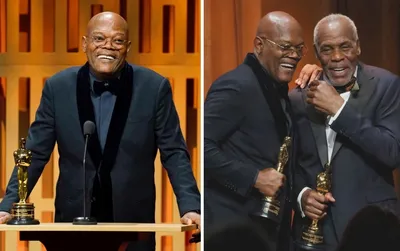 Сэмюэл Л. Джексон и Дэнни Гловер удостоились почётных «Оскаров». Для обоих  статуэтка стала первой в их карьере | Пикабу