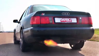 Audi S6 C4 20V Turbo Anti Lag SOUND - YouTube