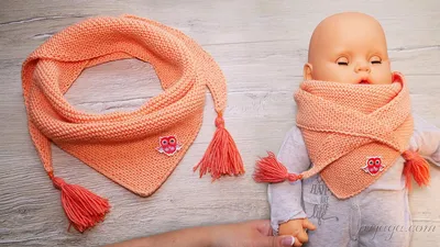 Самый ПРОСТОЙ шарфик – Бактус для деток