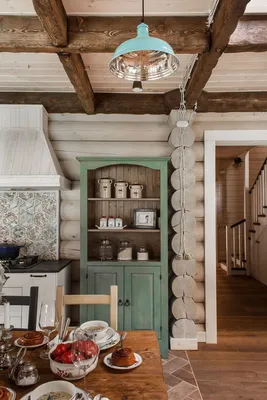 Кухня в деревянном доме: фото, идеи дизайна и отделки + примеры для кухни- гостиной