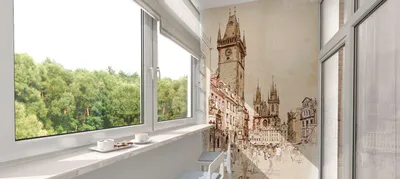Отделка декоративной штукатуркой балкона - цена в Москве