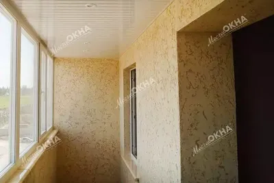 Штукатурка балкона цена 1290р/м2 на декоративную и черновую | МосгорОкна