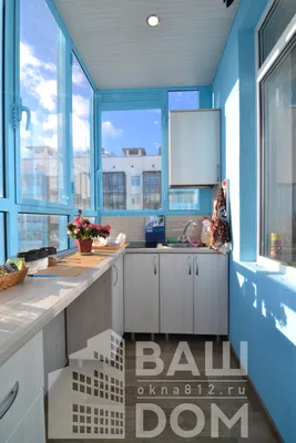 Как сделать кухню на балконе в квартире - варианты, советы и фото.