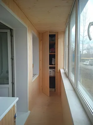 Шкаф на балкон и лоджию в Новосибирске на заказ