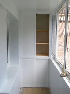 Как сделать красивый шкаф на балкон - Ремонт окон 24