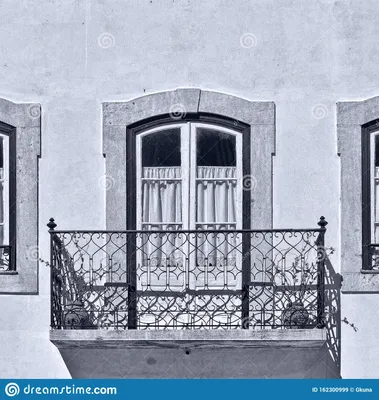 Балконы — стоковый вектор. изображение начитывающей рамка - 162300999