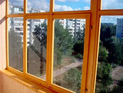 Балкон под ключ с отделкой Киев. Шумского 1б | ProБалкон: Балконы под ключ