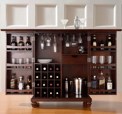 Бар для Бутылок 120+ (Фото) в Интерьере Квартиры или Дома | Home bar  cabinet, Bars for home, Modern home bar