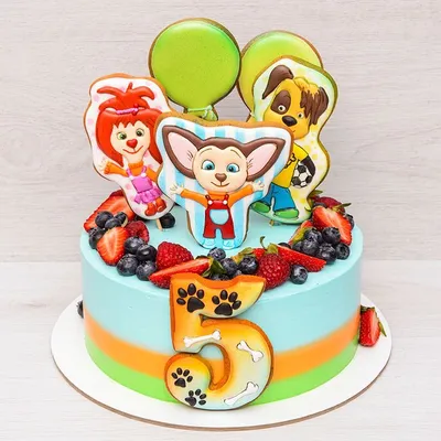 84 отметок «Нравится», 2 комментариев — Торты Пряники Капкейки  (@sladkie_shtuchki) в Instagram: «Детский тортик и барбоскины!☝… | Cake,  Cake decorating, Cream cake