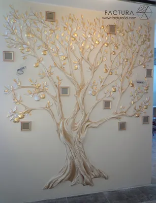Барельеф дерево на стене - фото и картинки: 65 штук