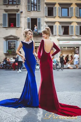 Вечерние бархатные платья в пол купить в Москве – Цена в интернет-магазине  PrincessDress