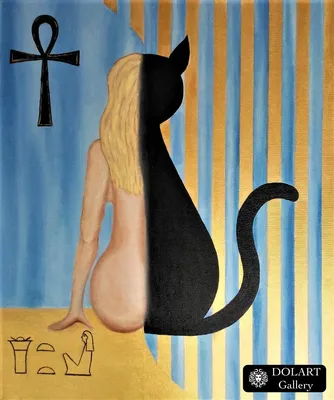 Статуэтка богини Бастет в образе кошки
