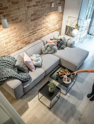Бежевый диван в интерьере гостиной и других комнат — 79 современных фото,  ТрендоДом