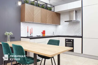 Бежевые кухни купить в Нижневартовске, дизайн на заказ - «Любимая кухня»