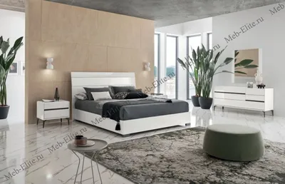 Спальня Коста Бланка глянец — купить со склада в интернет магазине мебели