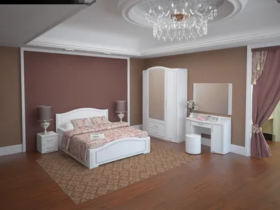 Спальня «Виктория» 3 мебельной фабрики \"Ижмебель\" (Россия) купить по цене  92361 руб. в интернет-магазине \"Дом Мебели\".