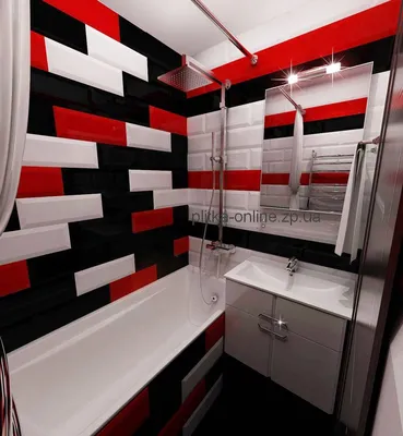 Черно красная ванная комната (58 фото) - фото - картинки и рисунки: скачать  бесплатно