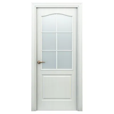 Межкомнатная дверь Премиум Классик Белый со стеклом LEKO по цене 5113 руб.  купить в Москве в интернет-магазине Двери LEKO