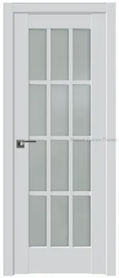 Дверь ProfilDoors серии 102U Аляска стекло Матовое в клетку различного  цвета купить в Перми официальный сайт недорого 278-70-50