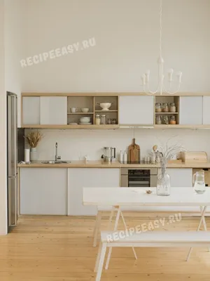 Недорогие белые кухни с деревом, купить белую кухню с деревом дешево от  производителя в Москве | АК-Мебель