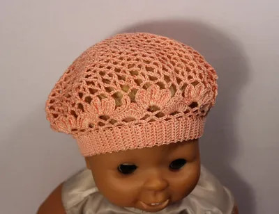 Как связать детский летний берет крючком.How to crochet beret free pattern  tutorial | Детские вязаные шапки, Вязаные головные уборы, Выкройка шляпы