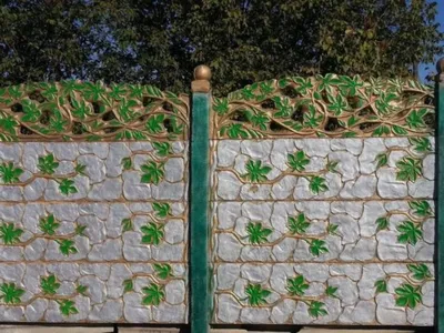 Как сделать забор из бетона своими руками и чем его покрасить – пошаговое  руководство с фото и видео
