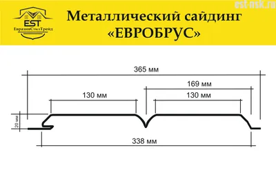 Металлический сайдинг Евробрус Pe 0.5 | RAL 5021 Бирюзовый купить в  Новосибирске по цене от 647 руб. | EST