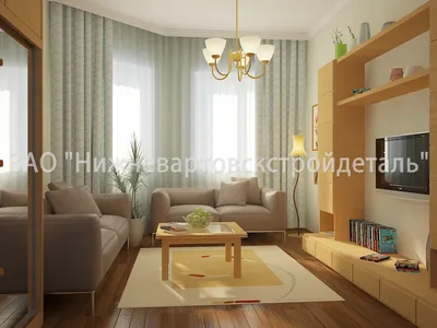 Визуализация благоустройства двухкомнатной квартиры — ПЛАНИРОВКИ —  Недвижимость