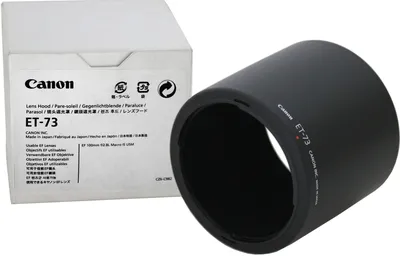 Бленда Canon ET-73 для объектива EF 100mm f/2.8L USM Macro (3565B001) -  купить, цена, доставка
