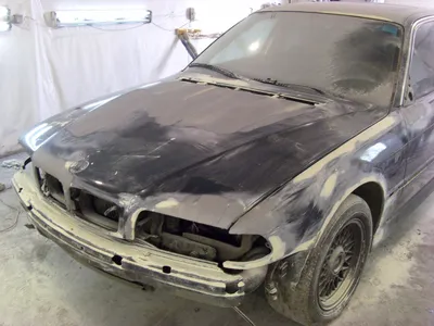 Полная покраска БМВ 7 Е38 (BMW 7 E38) в Санкт-Петербурге – работы кузовного  центра Garage