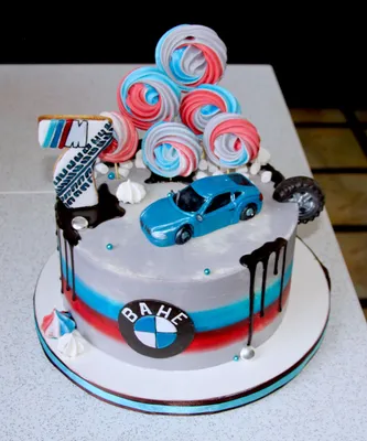Торт bmw, торт мальчику | Торт на день рождения, Тематические торты, Торт