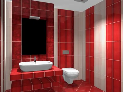 Бордовая ванная комната: как применить цвет правильно
