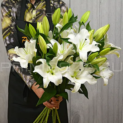 Цветы Букет из лилий #L015 доставка Владивосток