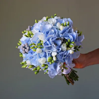 Букет невесты из гортензии купить | Букет невесты купить | Свадебный букет  купить | Интернет магазин цветов dakotaflora.com
