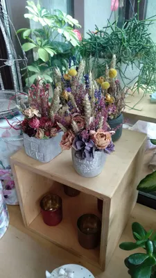 Букет \"Сухоцветы в стиле прованс\" купить с доставкой по Минску - Acuba di  Flora