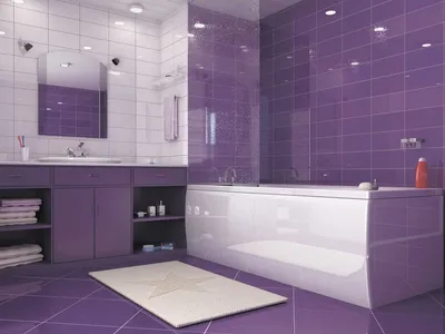 Фиолетовая ванная комната (73 фото) » НА ДАЧЕ ФОТО
