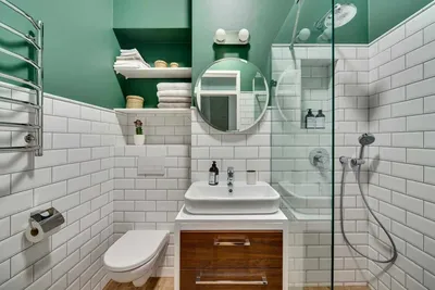 Лучшие современные идеи дизайна ванной комнаты 3 кв.м. в 2021-2022
