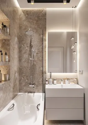 ванна в интерьере ванной комнаты | Роскошные ванные комнаты, Небольшие  ванные комнаты, Дизайн ванной