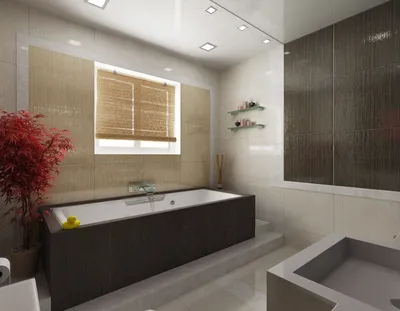 Ванная в японском стиле фото | Дизайн ванной, Ванная комната, Большие ванные  комнаты