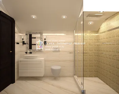 3d визуализация ванной комнаты