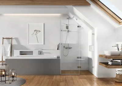 Ванная комната на мансардном этаже: практические советы - RAVAK ua