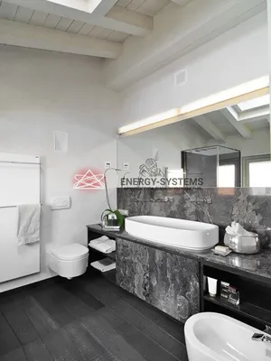 Дизайн ванной на мансардном этаже • Energy-Systems