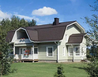 Виды обустройства мансардных крыш для частных загородных домов, этапы  строительства | woodbuy.ru