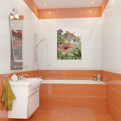 Панно Из Плитки В Ванную: 185+ (Фото) Идей На Стену | Дизайн дома,  Интерьер, Дизайн