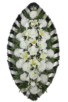 Венки ритуальные в Курске — купить недорого венки из искусственных и живых  цветов