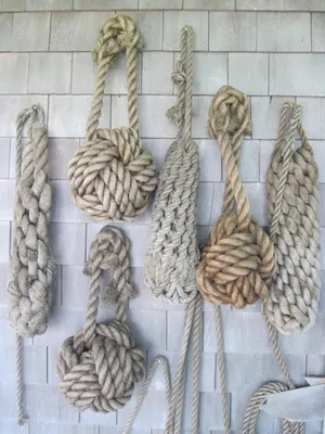 Декор из веревки - фото идей оформления декора своими руками