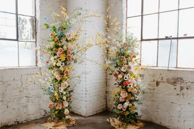 Свадебные арки из живых цветов - Самые красивые цветочные арки!
