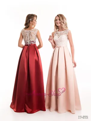 Вечернее платье на свадьбу с атласной юбкой, цена 4235 грн — Prom.ua  (ID#920025222)