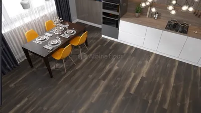 Купить виниловые полы Alpine Floor EASY LINE ОРЕХ ТЕМНЫЙ ECO 3-13 81960 -  1550 руб за м2 - «Галерея Комфорта»