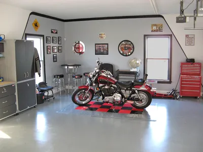 Внутренний дизайн гаража фото